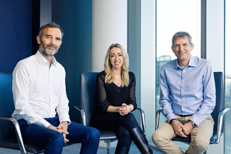 Image showing the Directors of the UK Safer Internet Centre: Emma Hardy, David Wright and Will Gardner 