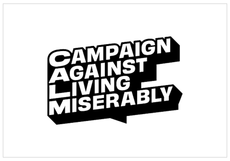 CALM (Campaign against Living Miserably) Logo