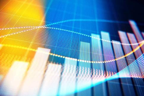 Image of a bar graph depicting progressive increase overtime.