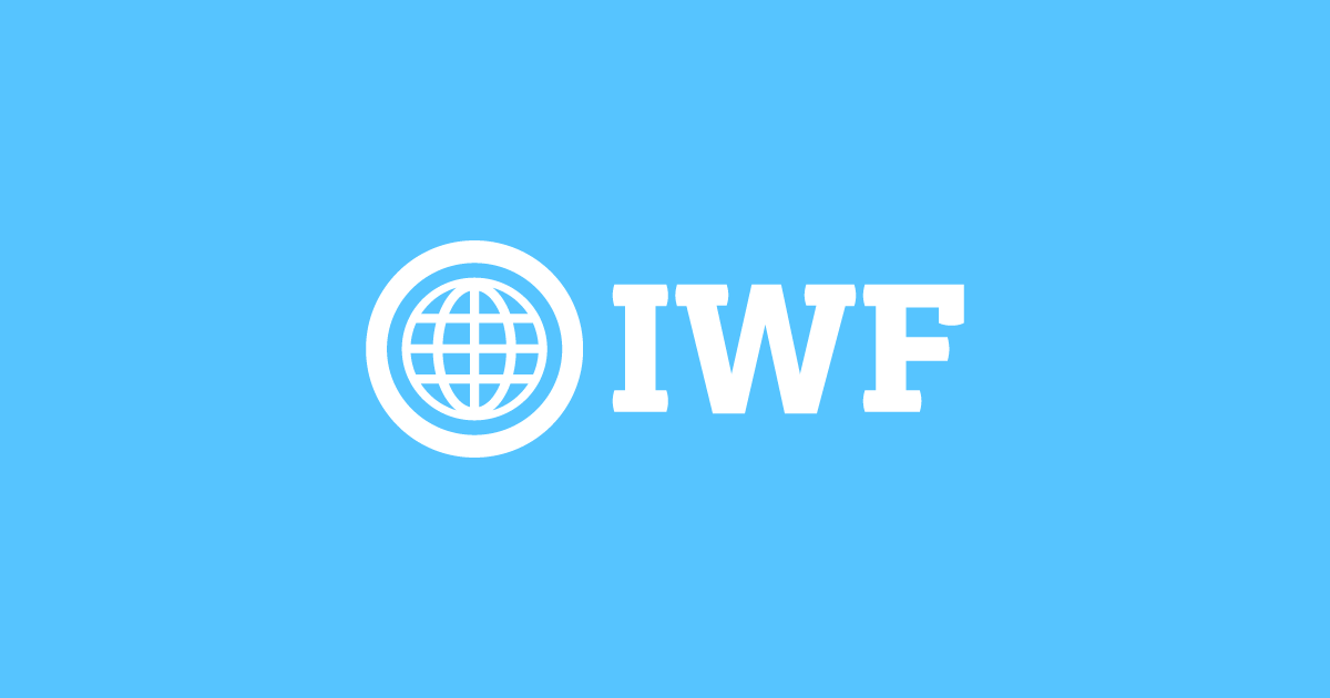 IWF logo on blue
