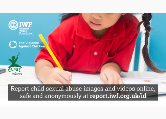 Indonesians urged to report online child sexual abuse 