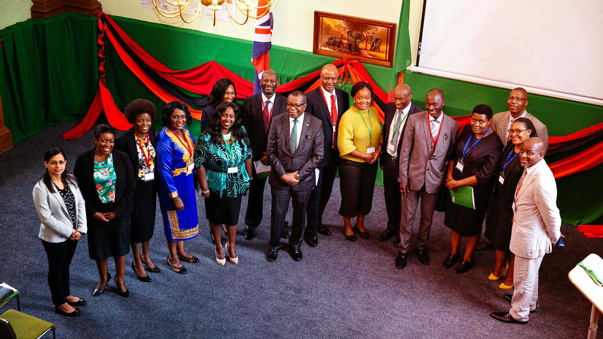 People at event at Zambia High Commission London