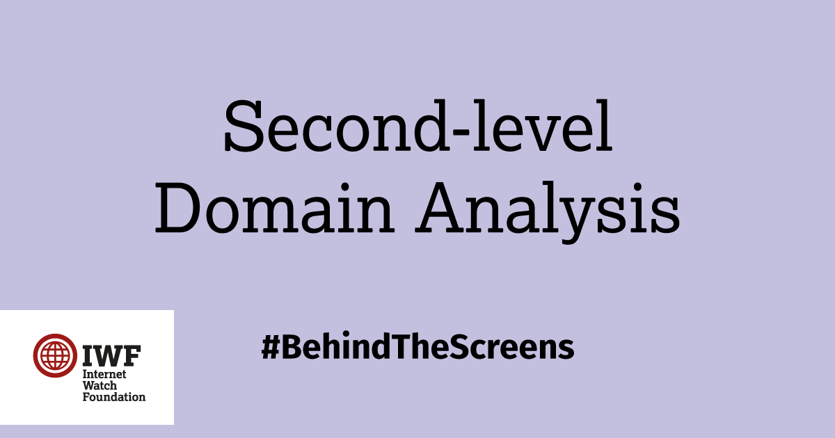 Second-level Domain Analysis | IWF 2023 Annual Report
