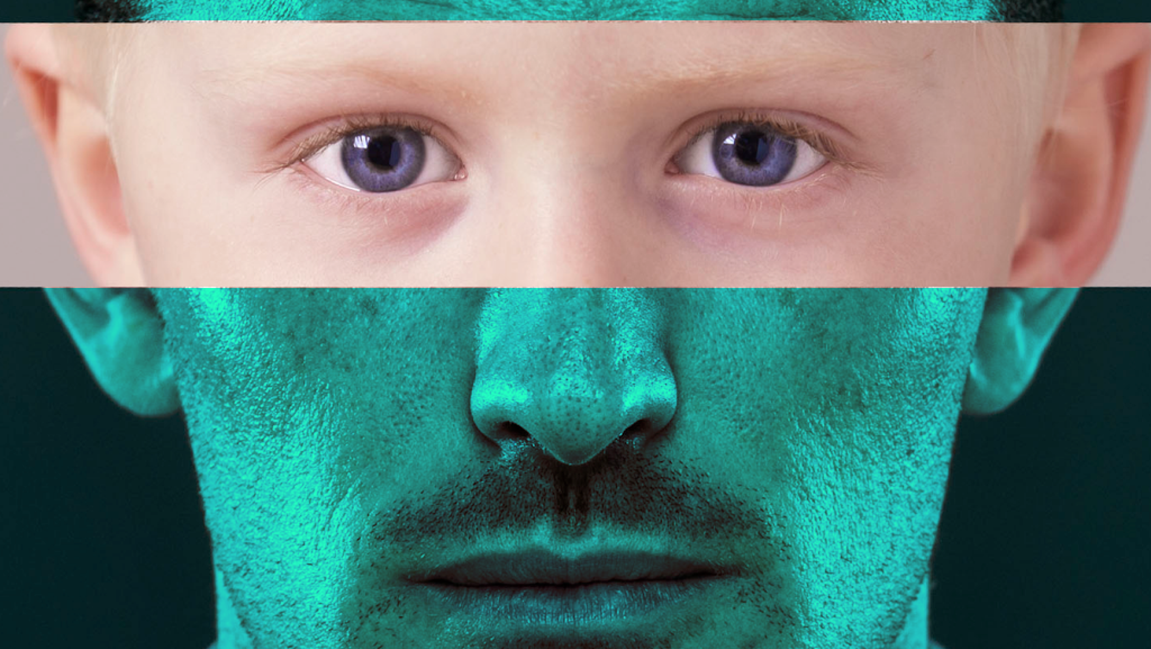 Staring direct ahead