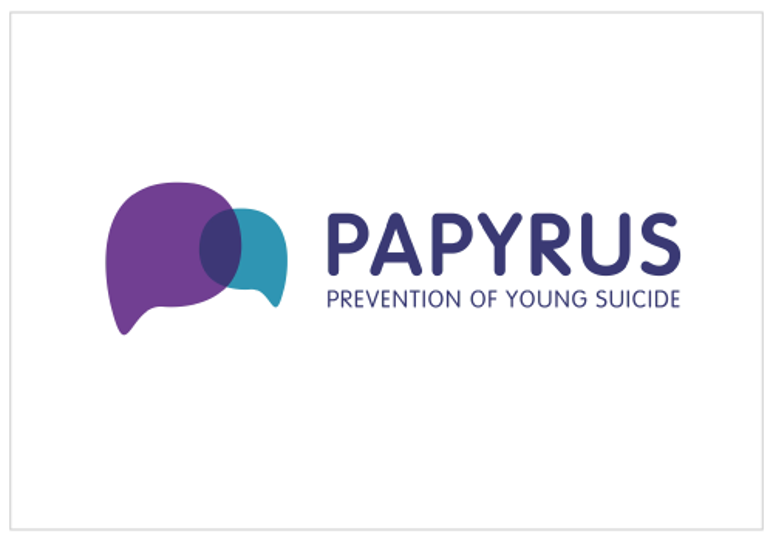 Papyrus logo - Prevention of young suicide 