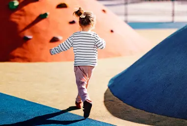 Child in playground
