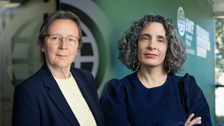 Image of Catherine Brown, IWF Chair and Kerry Smith, IWF CEO