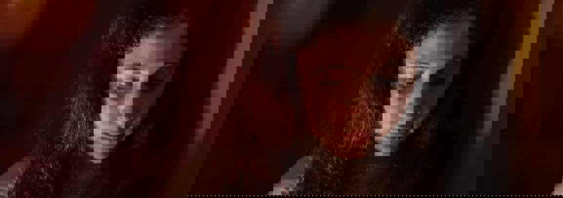 Girl looking at phone 