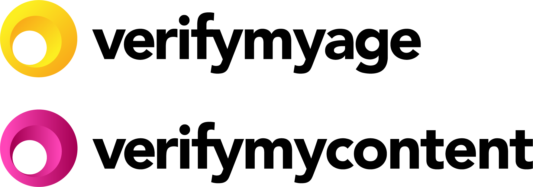 VerifyMyAge and VerifyMyContent logos