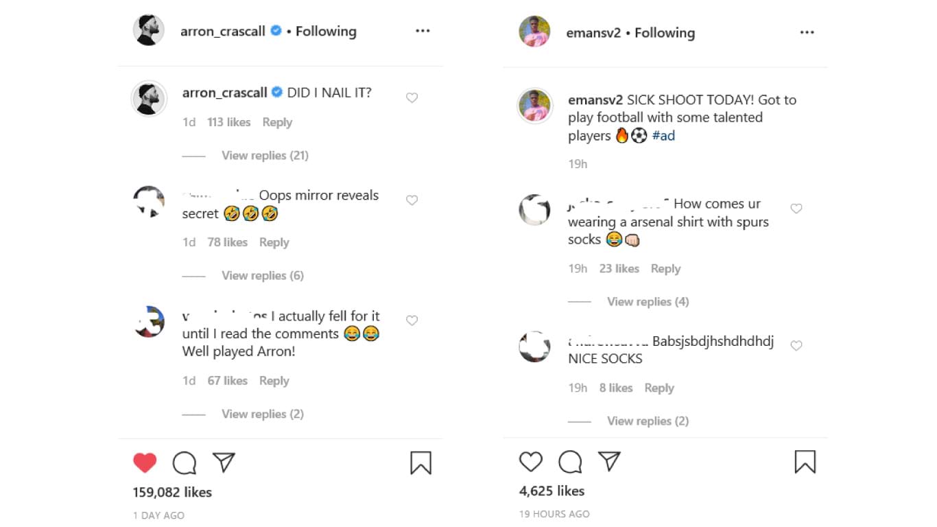 Comments to Eman and Arron posts